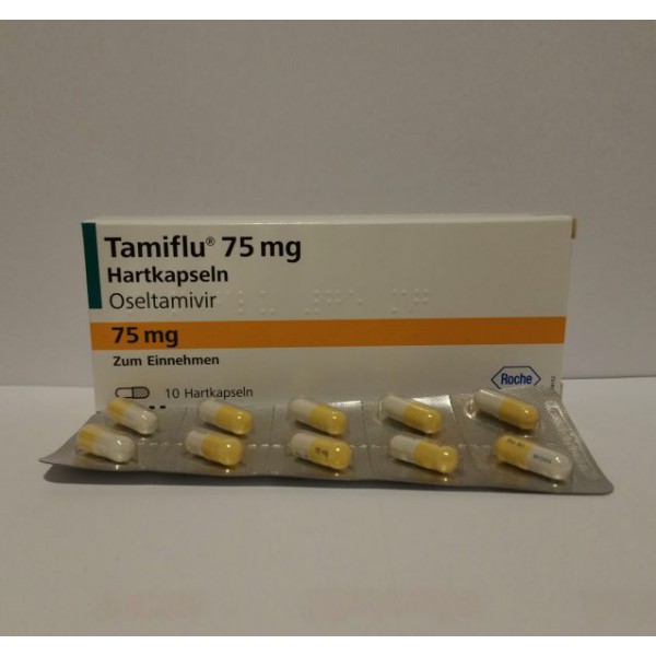 Тамифлю Tamiflu 75 мг/ 10 капсул 